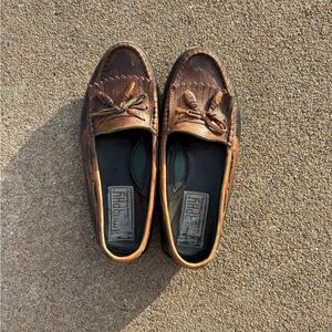 Johnston & Murphy leather tassel loafers